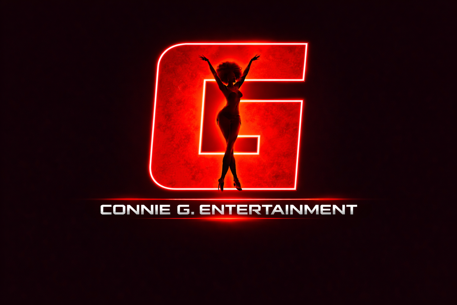 Connie G. Entertainment — official red G logo